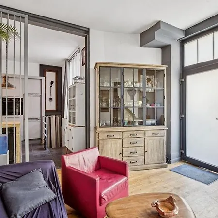 شقة Loft Parisien Pour 4 Personnes باريس