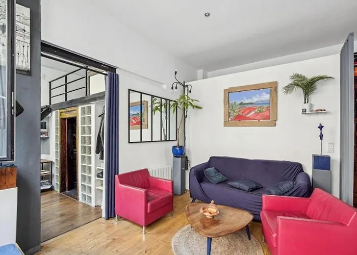 Loft Parisien Pour 4 Personnes Lägenhet *